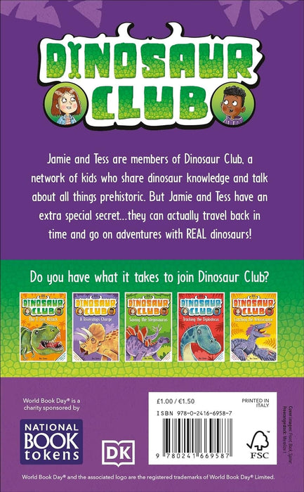 Dinosaur Club: On the Trail of a T. rex.: World Book Day 2024 by Rex Stone - Age 5-7 - Paperback 5-7 DK Children