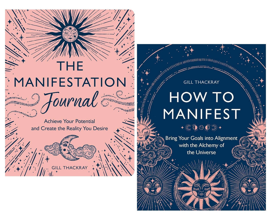 Gill Thackray (How to Manifest & The Manifestation Journal) 2 Books Collection Set - Non Fiction - Paperback Non-Fiction Michael O'Mara Books Ltd