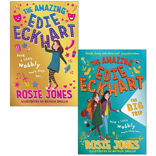 The Amazing Edie Eckhart Series by Rosie Jones: 2 Books Collection Set - Age 8-11 - Paperback 9-14 Hodder Children’s Books