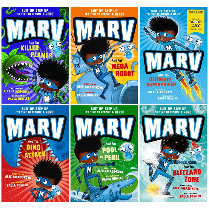 Marv Collection by Alex Falase-Koya 6 Books Set - Ages 5+ - Paperback 5-7 Oxford University Press