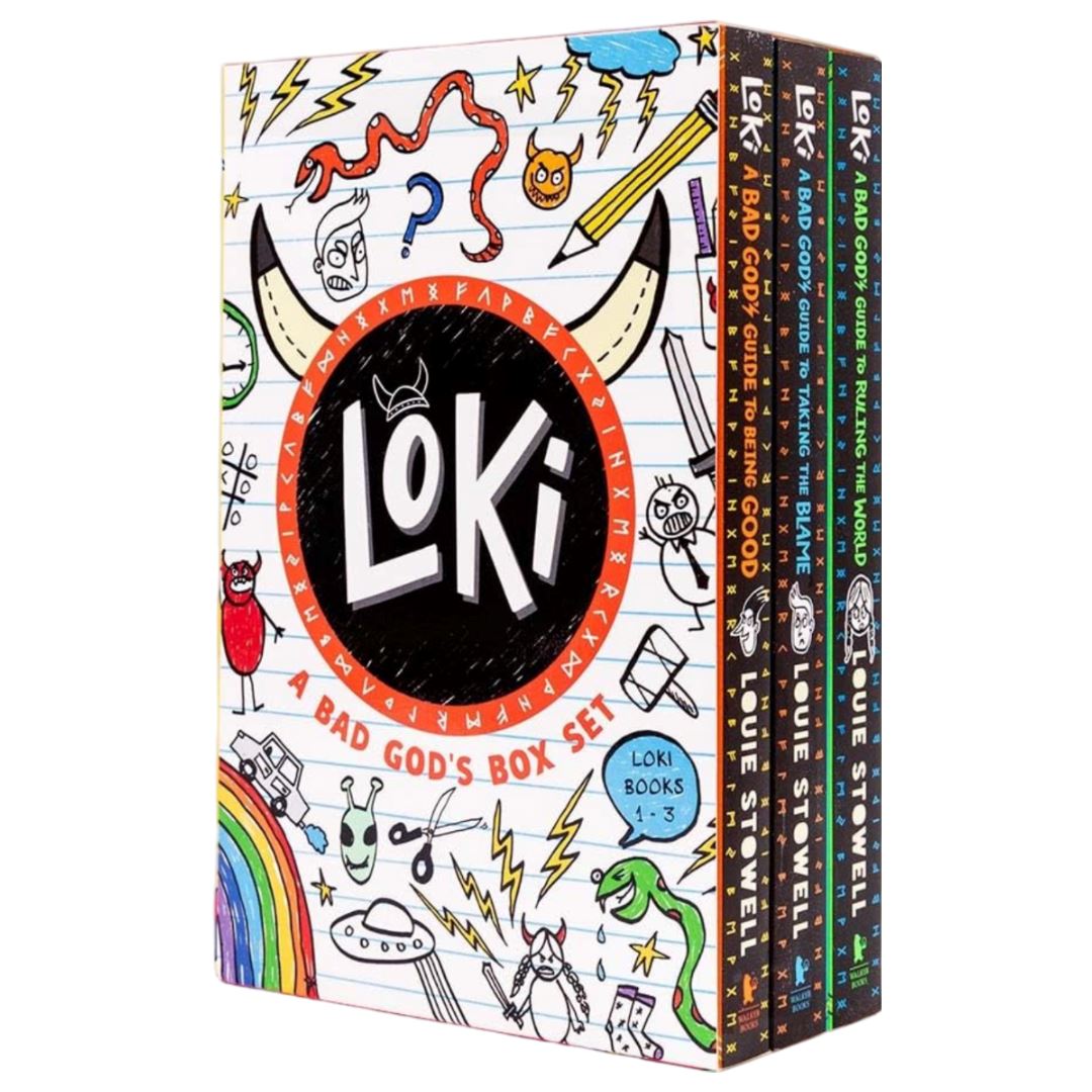 Loki Booik Loki: A Bad God’s Guide Series by Louie Stowell 3 Books Collection Box ...