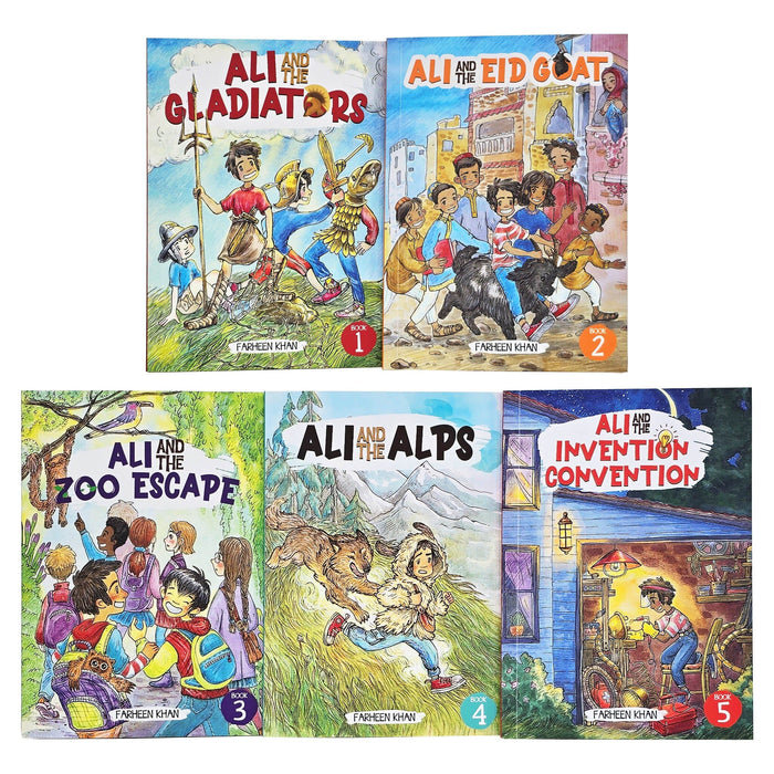 The Ali Series Collection by Farheen Khan: 4 Books Box Set - Age 8+ - Paperback 9-14 Ruqaya's Bookshelf
