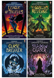 Adventure Gamebooks Series by Simon Tudhope 4 Books Collection Set - Ages 9-13 - Paperback 9-14 Usborne Publishing Ltd