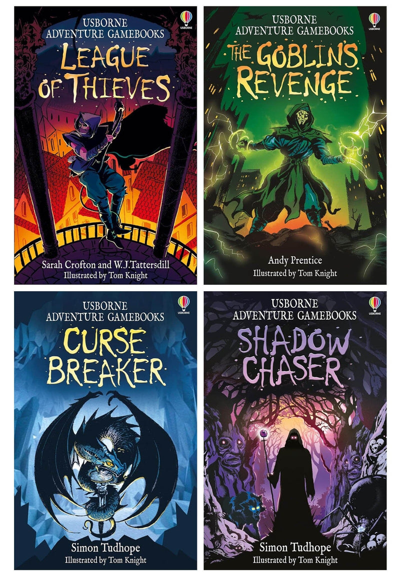 Adventure Gamebooks Series by Simon Tudhope 4 Books Collection Set - Ages 9-13 - Paperback 9-14 Usborne Publishing Ltd