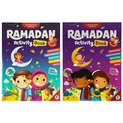 Ramadan Activity Book for Little Kids & Big Kids by Zaheer Khatri 2 Books Collection Set - Ages 5-10 - Paperback 5-7 Learning Roots