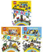 LEGO Amazing Vehicles, Animal Atlas & Epic History By Rona Skene 3 Books Collection Set - Ages 7-9 - Hardback 7-9 DK