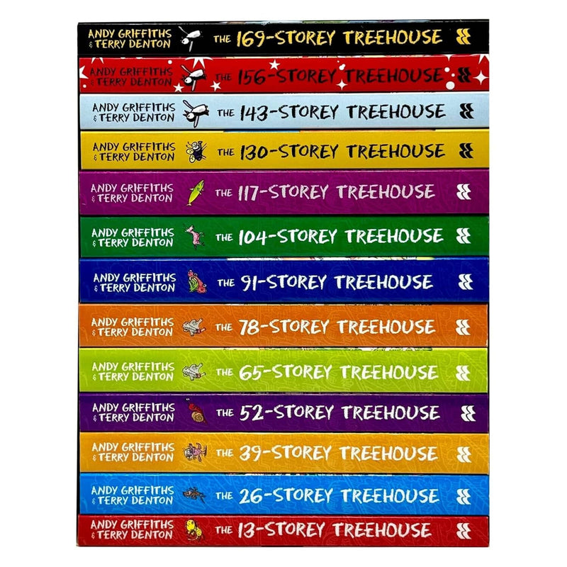 The Treehouse Series by Andy Griffiths & Terry Denton 13 Books Collection Box Set - Ages 5-11 - Paperback 5-7 Pan Macmillan