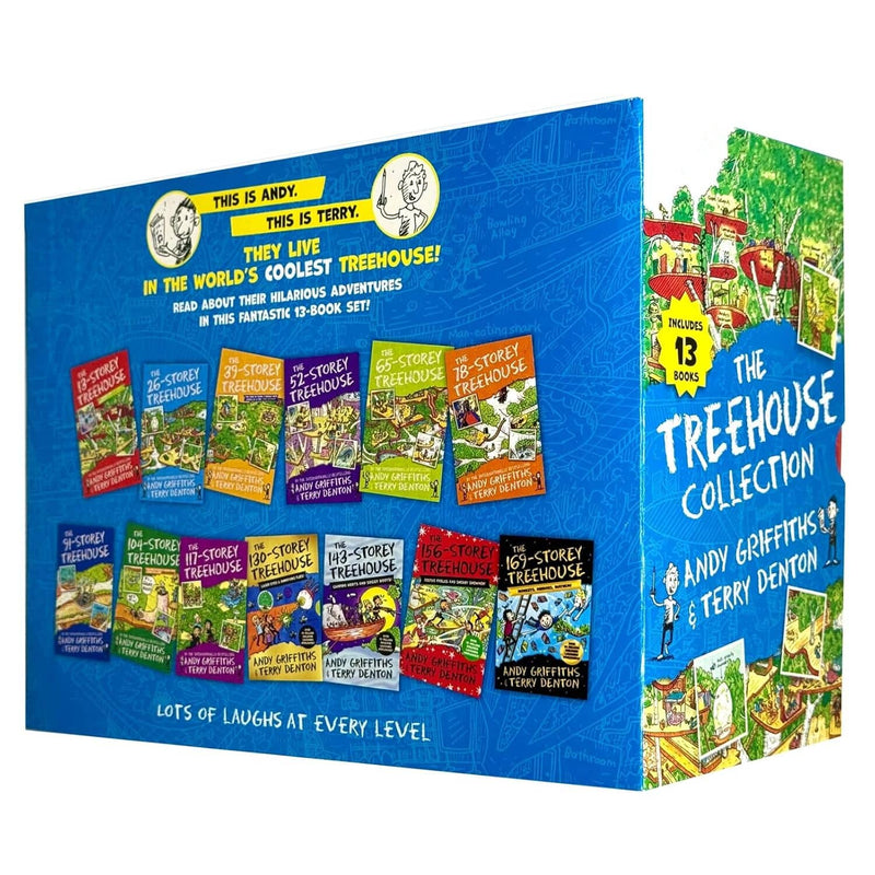 The Treehouse Series by Andy Griffiths & Terry Denton 13 Books Collection Box Set - Ages 5-11 - Paperback 5-7 Pan Macmillan