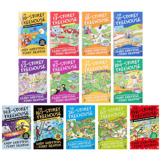 The Treehouse Series by Andy Griffiths & Terry Denton 13 Books Collection - Ages 5-11 - Paperback 5-7 Pan Macmillan