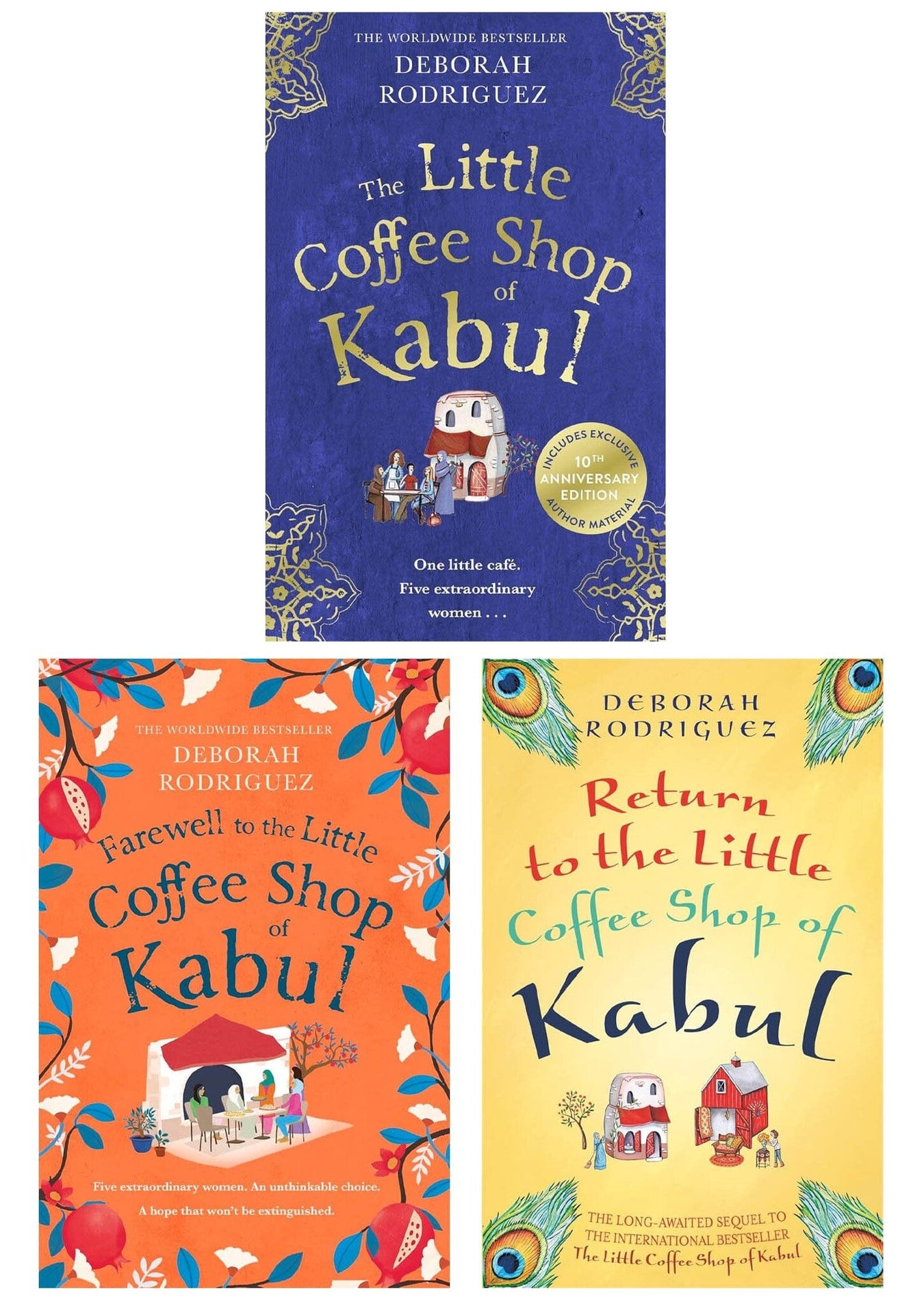 The Little Coffee Shop of Kabul Series By Deborah Rodriguez 3 Books Collection Set - Fiction - Paperback Fiction Hachette
