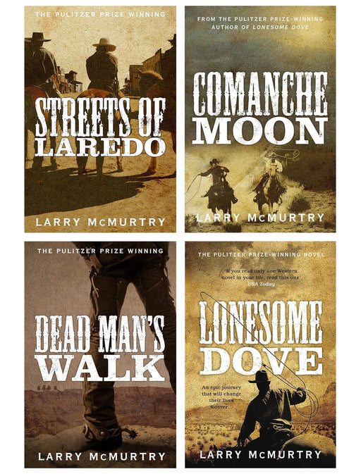 Lonesome Dove Series By Larry McMurtry 4 Books Collection - Fiction - Paperback Fiction Pan Macmillan