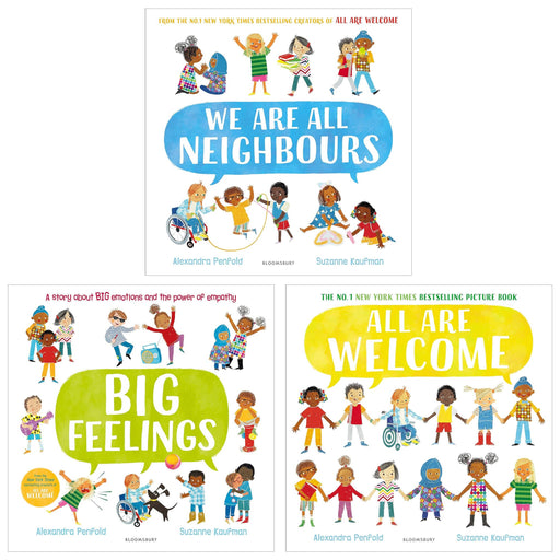 Alexandra Penfold's All Are Welcome, Big Feelings & We Are All Neighbours: 3 Books Collection Set - Ages 0-5 - Paperback 0-5 Bloomsbury Publishing (UK)