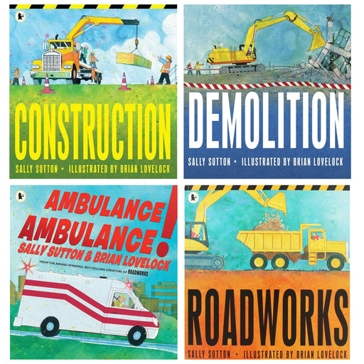 The construction crew Series By Sally Sutton 8 Picture Books Collection Set - Ages 2-6 - Paperback 0-5 Walker Books Ltd