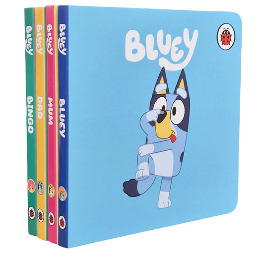 Bluey 4 Books (Bluey, Mum, Dad & Bingo) Collection Set - Ages 0-3 - Board Book 0-5 Ladybird