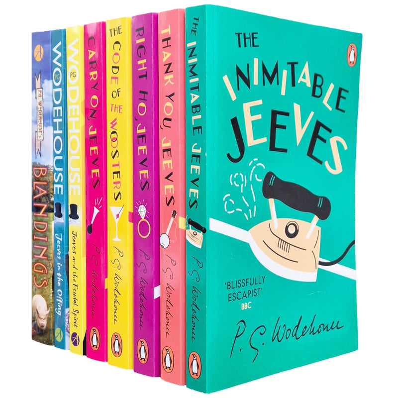 Jeeves & Wooster Series By P.G. Wodehouse 8 Books Collection Set - Fiction - Paperback Fiction Penguin