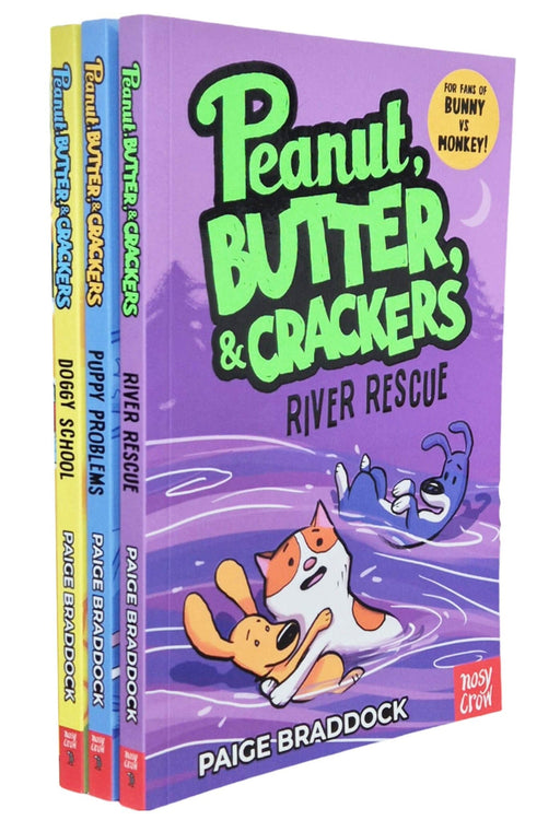 Peanut, Butter & Crackers Series By Paige Braddock 3 Picture Books Collection Set - Ages 5-8 - Paperback 5-7 Nosy Crow Ltd