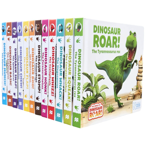 The World of Dinosaur Roar! Series By Peter Curtis & Jeanne Willis 12 Books Collection Set - Ages 3+ - Board Book 0-5 Hachette