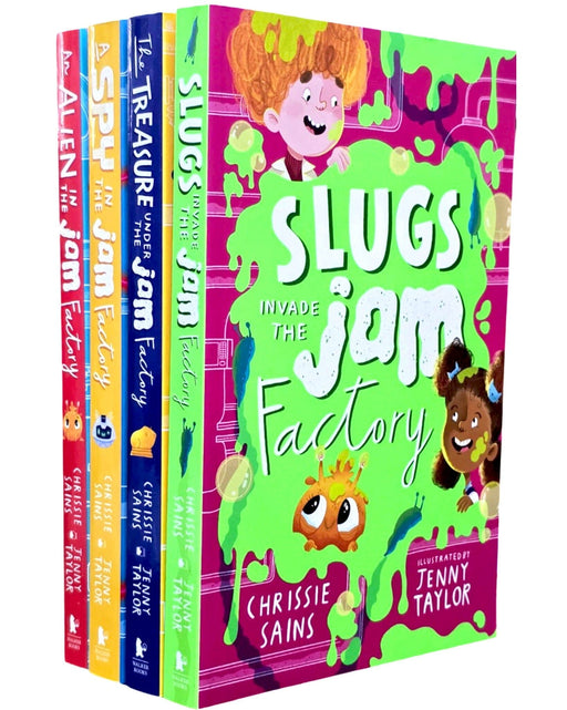 An Alien in the Jam Factory By Chrissie Sains 4 Books Collection Set - Ages 6-9 - Paperback 7-9 Walker Books Ltd