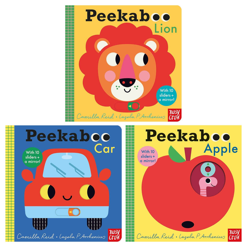 Peekaboo Series By Camilla Reid 3 Books Collection Set - Ages 3+ - Board Book 0-5 Nosy Crow Ltd