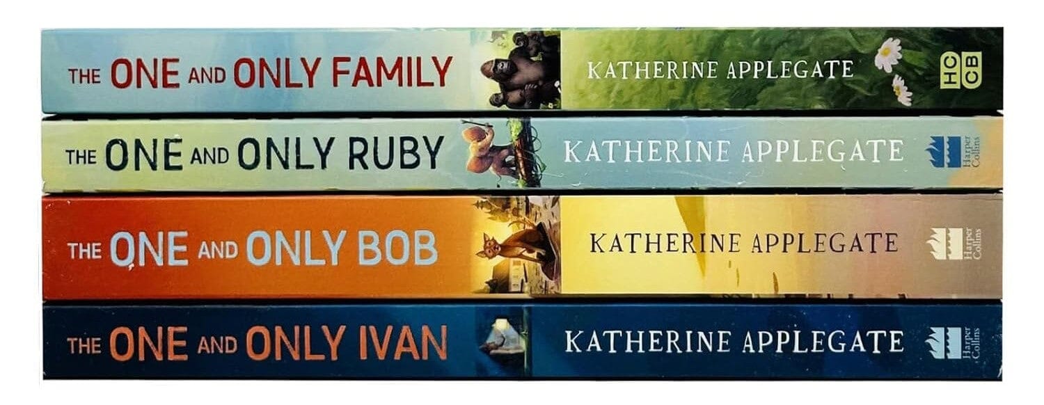 The One and Only Ivan Series by Katherine Applegate: 4 Books Collection Set - Ages 8+ - Paperback 7-9 HarperCollins Publishers