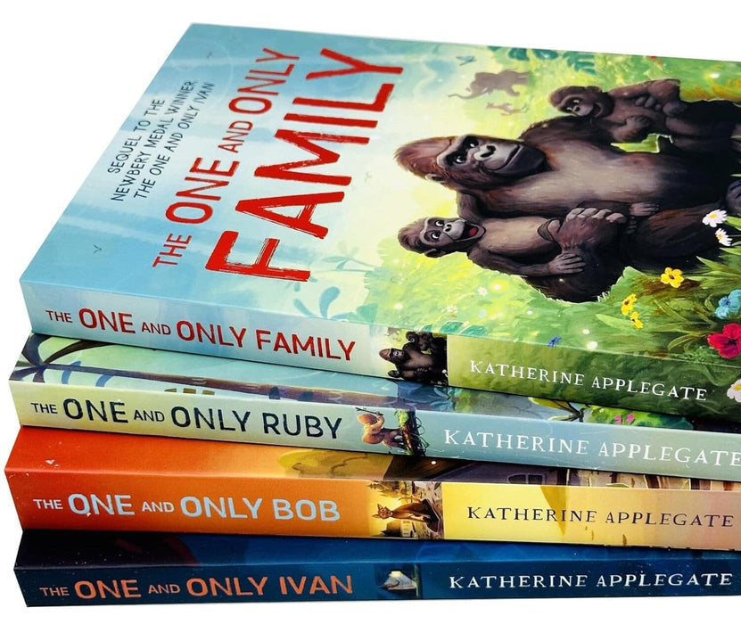 The One and Only Ivan Series by Katherine Applegate: 4 Books Collection Set - Ages 8+ - Paperback 7-9 HarperCollins Publishers