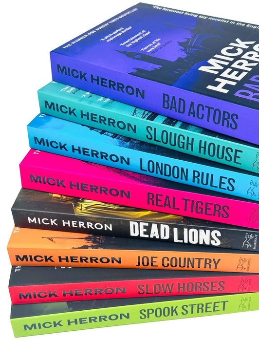 Slough House Series: Book 1-8 by Mick Herron Complete Collection 8 Books Set - Fiction - Paperback Fiction Hachette