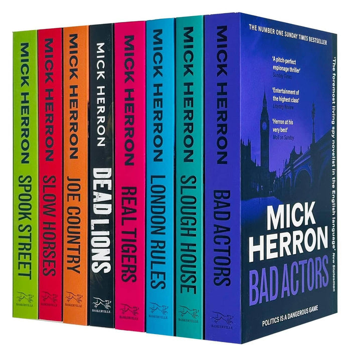 Slough House Series: Book 1-8 by Mick Herron Complete Collection 8 Books Set - Fiction - Paperback Fiction Hachette
