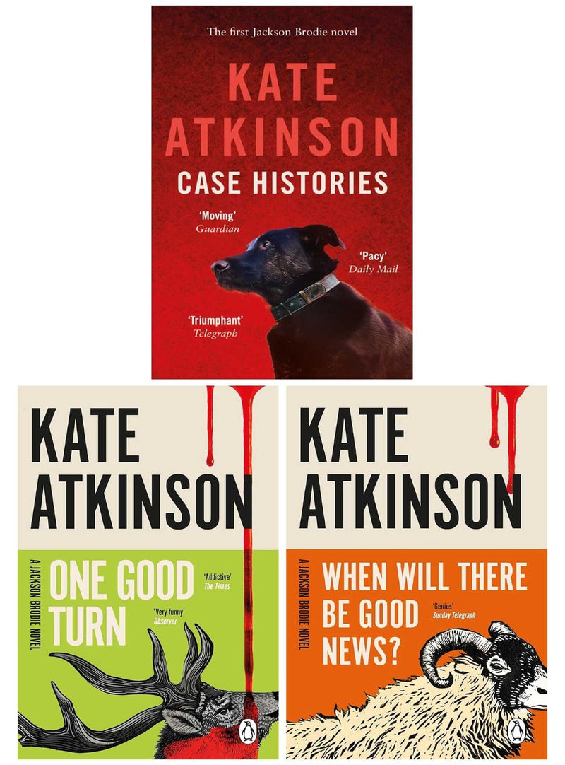 Jackson Brodie Series by Kate Atkinson: 3 Books Collection Set - Fiction - Paperback Fiction Penguin