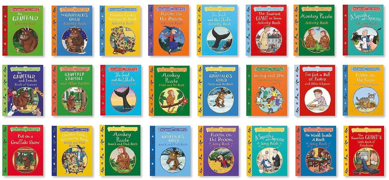 The Gruffalo and Friends Advent Calendar By Julia Donaldson Christmas Countdown With 24 Story and Activity Books - Ages 3-7 - Paperback 5-7 Macmillan