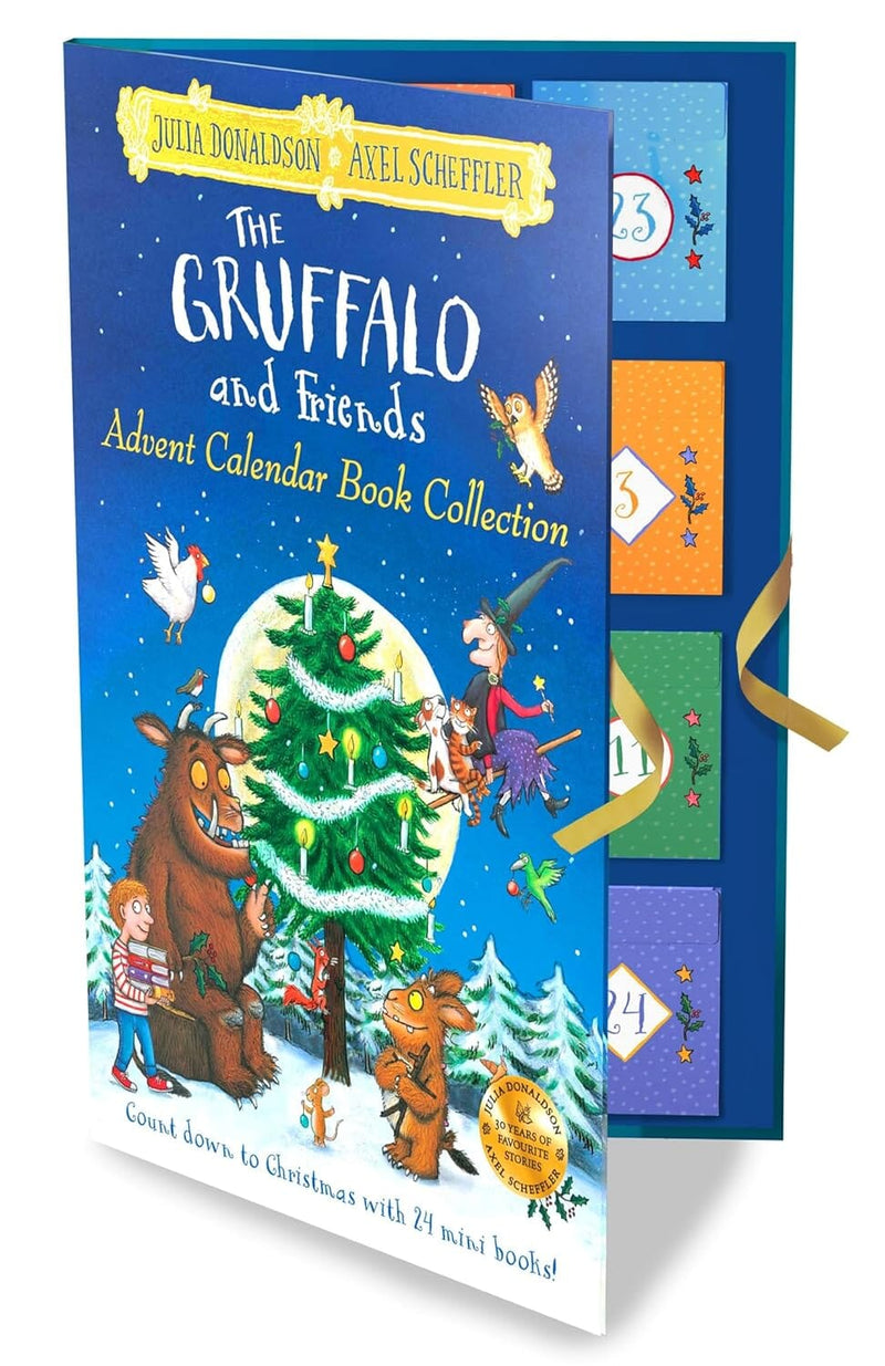 The Gruffalo and Friends Advent Calendar By Julia Donaldson Christmas Countdown With 24 Story and Activity Books - Ages 3-7 - Paperback 5-7 Macmillan