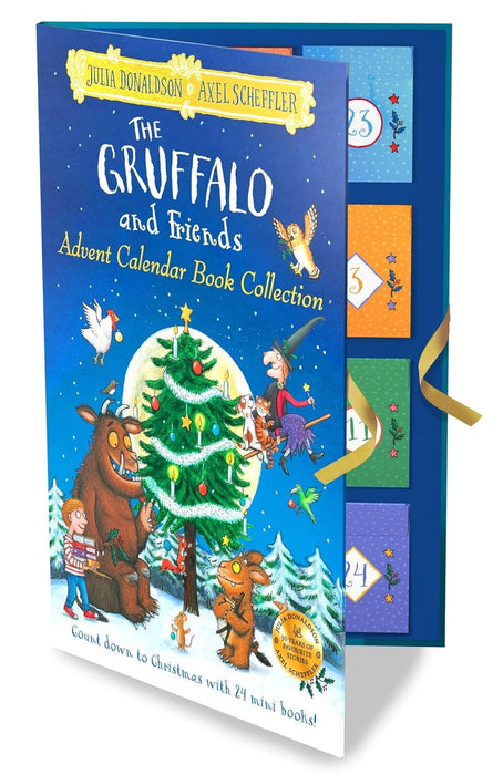 The Gruffalo and Friends Advent Calendar By Julia Donaldson Christmas Countdown With 24 Story and Activity Books - Ages 3-7 - Paperback 5-7 Macmillan