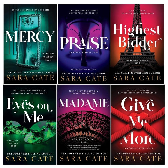 Salacious Players' Club Series By Sara Cate 6 Books Collection Set - Fiction - Paperback