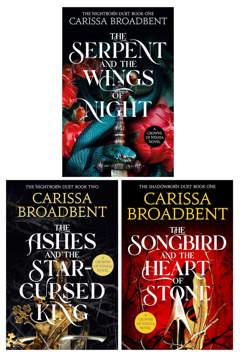 Crowns of Nyaxia Series By Carissa Broadbent 3 Books Collection Set - Fiction - Paperback Fiction Macmillan