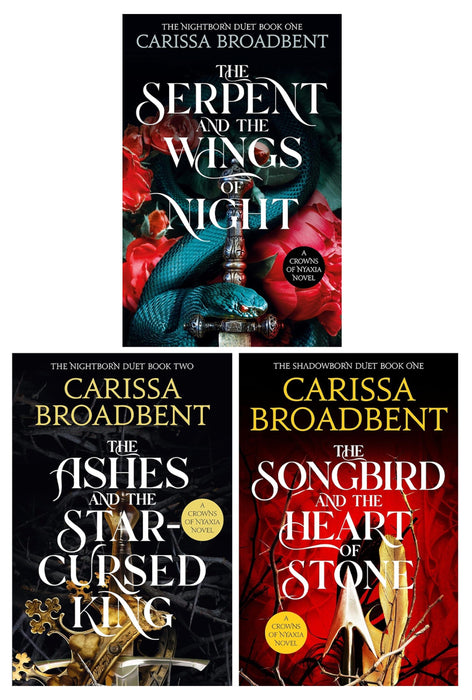 Crowns of Nyaxia Series By Carissa Broadbent 3 Books Collection Set - Fiction - Paperback Fiction Macmillan
