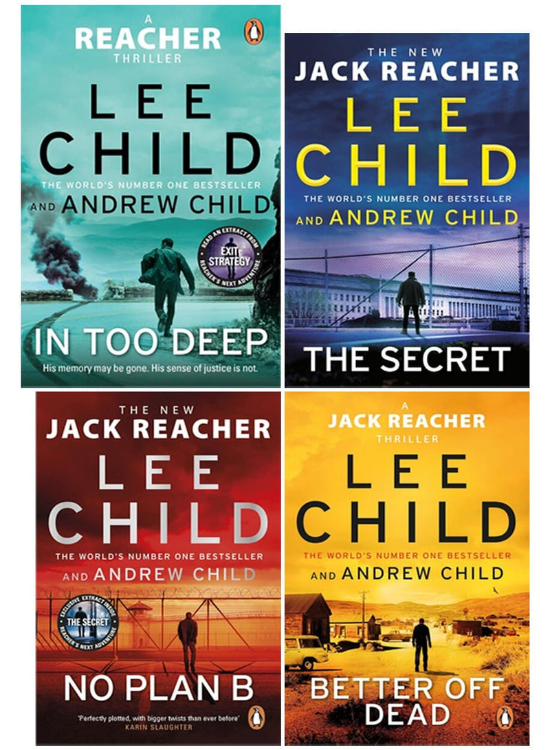 Jack Reacher Series (Book 26-29) by Lee Child: Collection 4 Books Set - Fiction - Paperback/Hardback Fiction Penguin