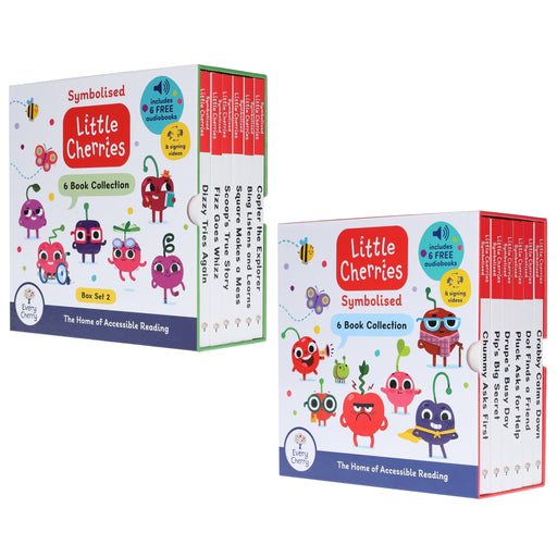 The Little Cherries Series 1 & 2: Illustrated 12 Books Collection Box Set (12 Free Audio Books Included) - Ages 5-7 - Paperback 5-7 Every Cherry Publishing