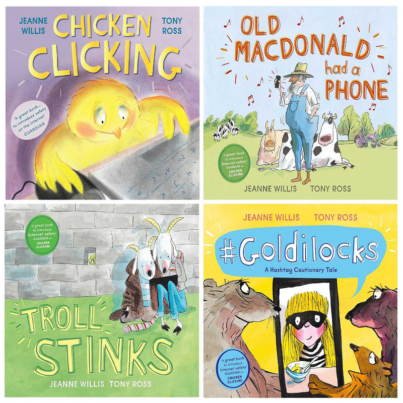 Online Safety Picture Books By Jeanne Willis: 4 Books Collection Set - Ages 3-8 - Paperback 3-5 Andersen Press Ltd