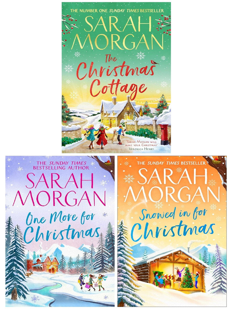 Sarah Morgan Collection (One More For Christmas, Snowed In For Christmas & The Christmas Cottage) 3 Books Set - Fiction - Paperback Fiction HarperCollins Publishers