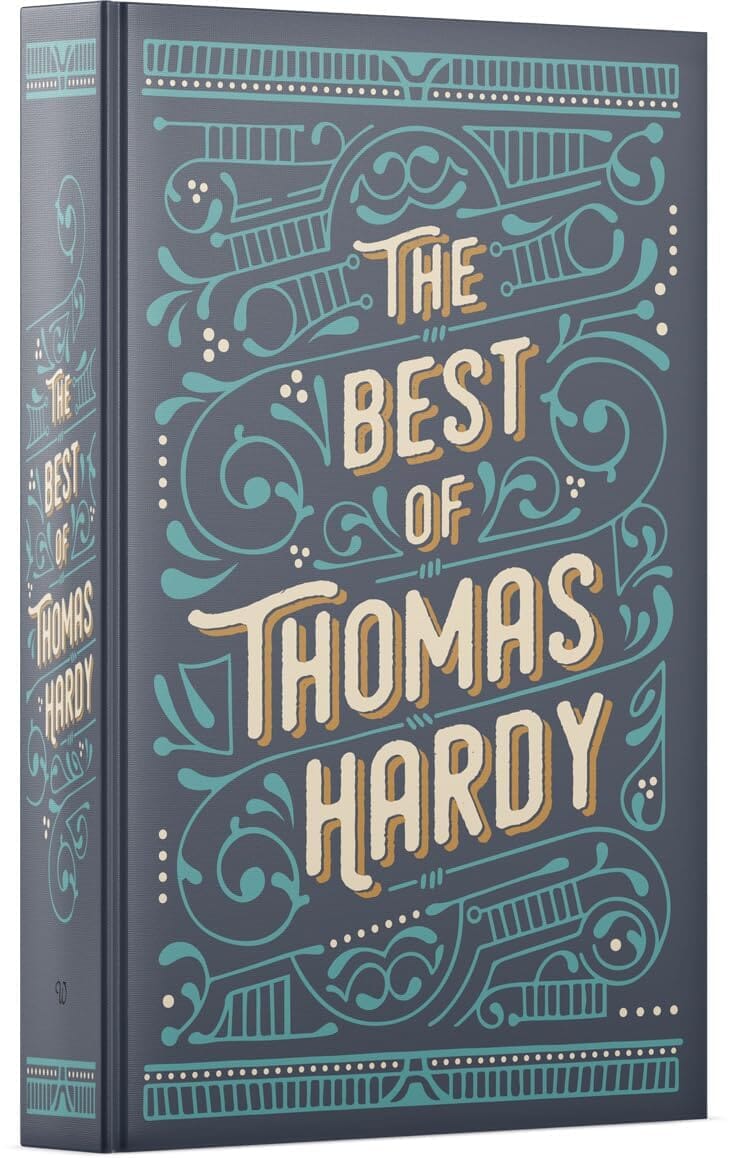 The Best of Thomas Hardy With Ribbon Bookmark And Golden Sprayed Edges - Fiction - Leather-bound Hardback Fiction Wilco Books
