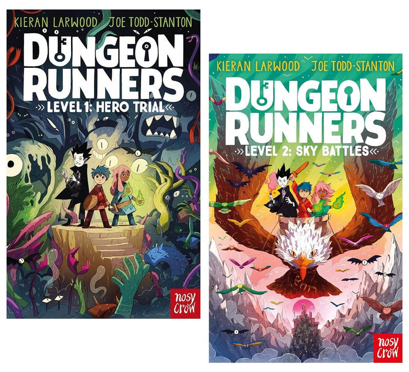 Dungeon Runners Series (Book 1 & 2) By Kieran Larwood: Illustrated 2 Books Collection Set - Ages 7-9 - Paperback 7-9 Nosy Crow Ltd