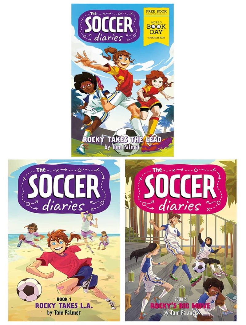 The Soccer Diaries by Tom Palmer: 3 Books Collection Set - Ages 9-12 - Paperback 9-14 Rebellion Publishing Ltd.