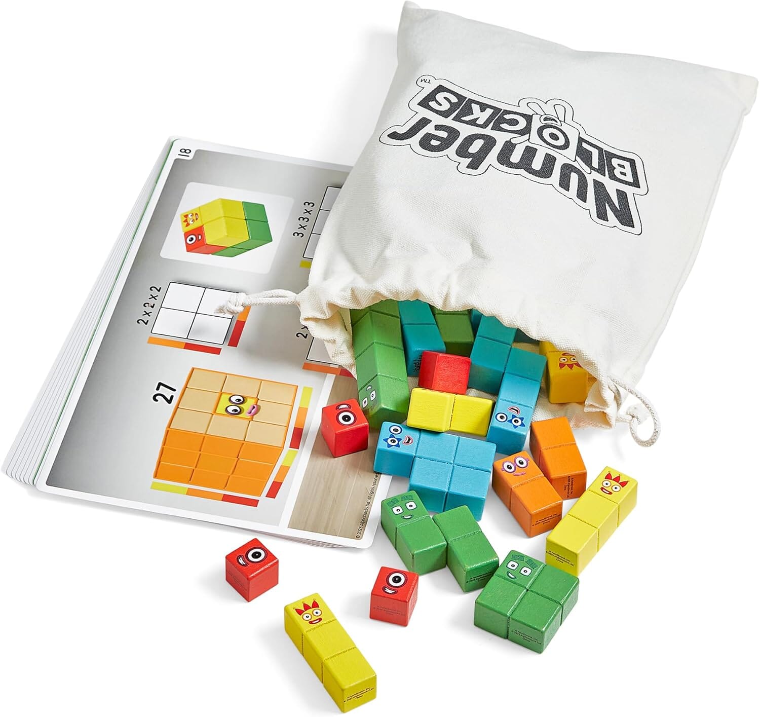 Numberblocks Wooden Building Blocks Activity Set by Learning Resources ...