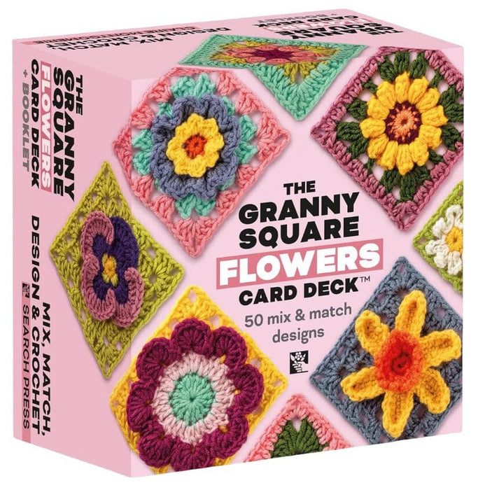 The Granny Square Flowers Card Deck: 50 Mix and Match Designs by Claire Montgomerie - Non Fiction - Hardback Non-Fiction Search Press Ltd