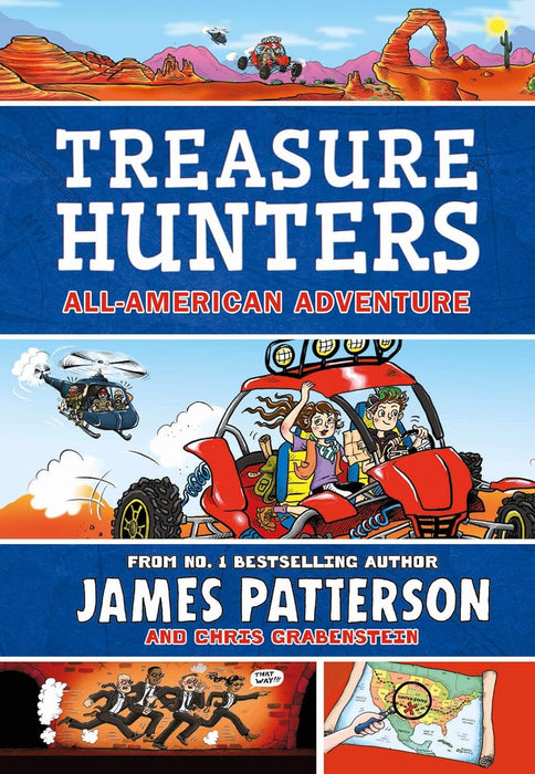 Treasure Hunters: All-American Adventure by James Patterson & Chris Grabenstein - Ages 9-11 - Paperback 9-14 Penguin Random House