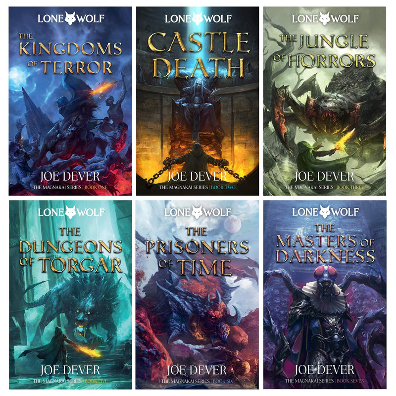 Lone Wolf Series by Joe Dever (Books 6-8 & 10-12) Collection 6 Books Set - Ages 9-16 - Paperback 9-14 Holmgard Press