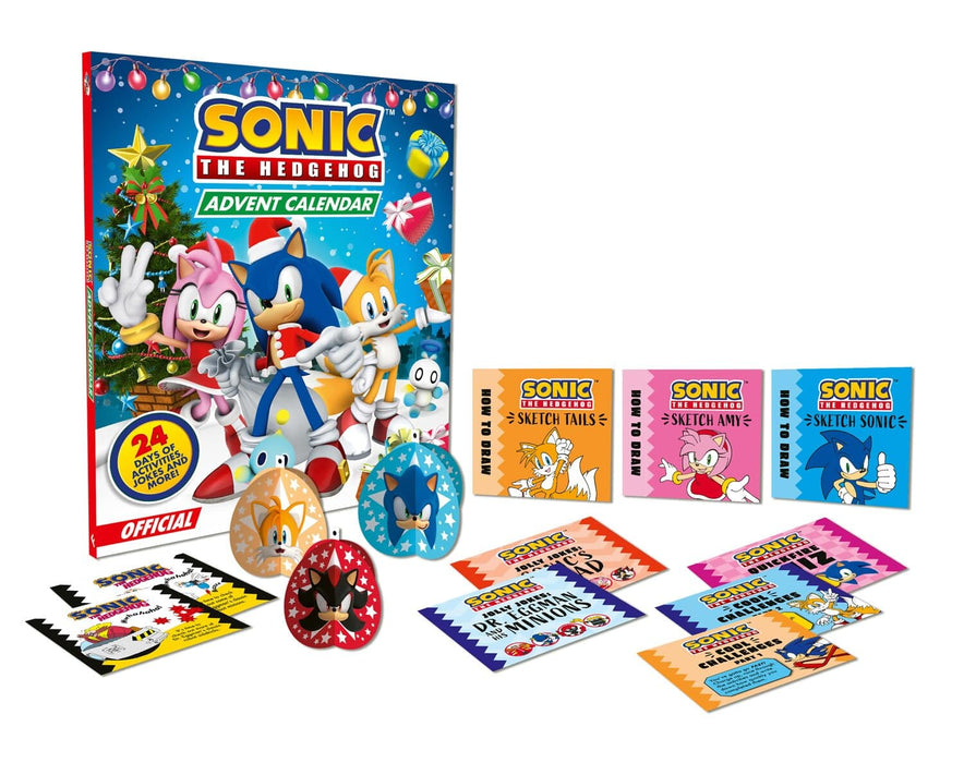 Sonic The Hedgehog Advent Calendar: 24 Days of Activities, Jokes And More! - Ages 5-10 - Hardback 5-7 HarperCollins Publishers