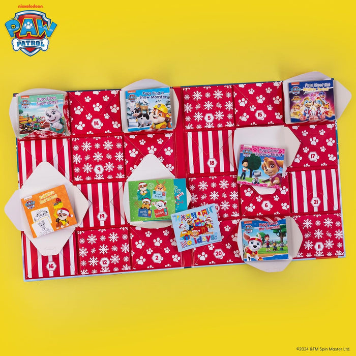 PAW PATROL Advent Calendar 24 Books, Activities and Surprises! - Ages 3+ - Paperback Fiction HarperCollins Publishers