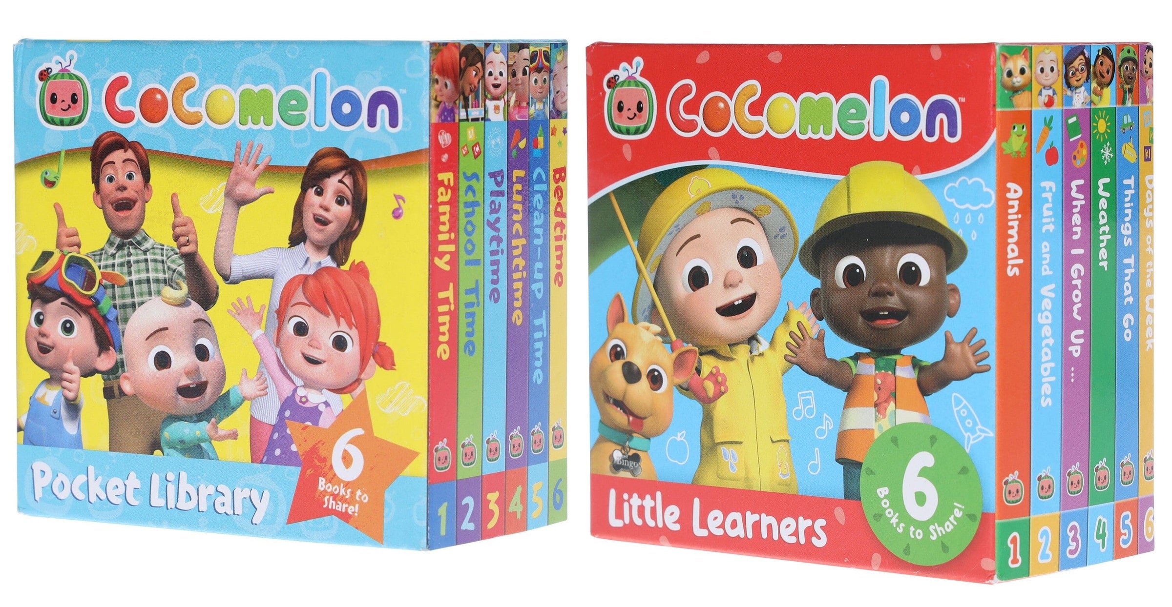 CoComelon Little Learners Pocket Library: Illustrated 12 Mini books Co ...