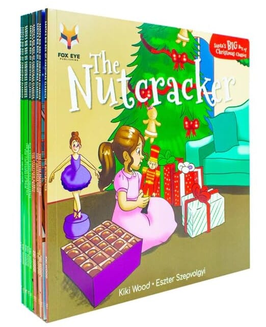 Santa's Big Box of Christmas Classics Collection by Kiki Wood 10 Books Set - Ages 5-9 - Paperback 5-7 Fox Eye Publishing