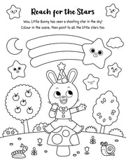 Hearts, Stars, Rainbows Colouring Book With Pen Set by Igloo - Ages 3-5 - Paperback 3-5 Igloo Books